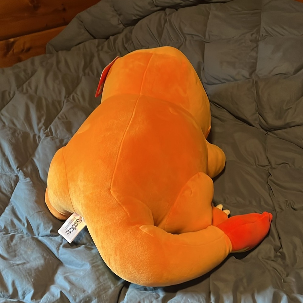 Charmander Pokémon 18 inch Sleeping Plushie - Picture 3 of 6